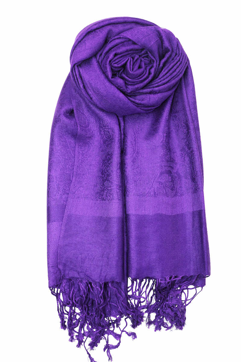 deep purple shawl