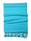 Achillea Aqua Jacquard Pashmina Scarf