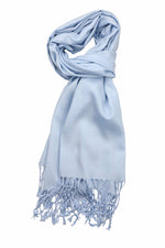 Achillea Baby Blue Pashmina Scarf