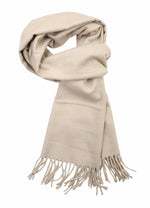 Achillea Beige Color Cashmere Feel Winter Scarf