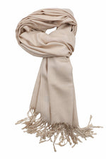 Achillea Beige Pashmina Scarf