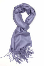 Achillea Bluish Purple Pashmina Scarf