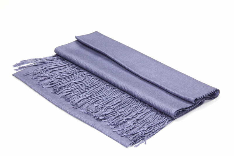 Achillea Bluish Purple Pashmina Scarf