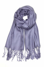 Achillea Bluish Purple Pashmina Scarf