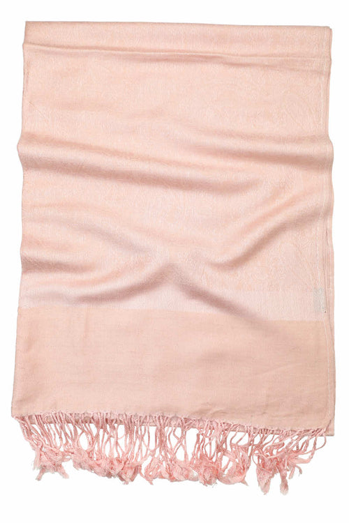 Achillea Blush Jacquard Pashmina Scarf