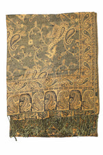 Achillea Bronze Reversible Paisley Pashmina