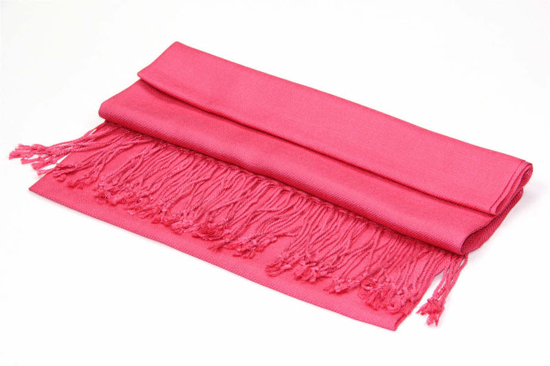 Achillea Coral Pink Pashmina Scarf