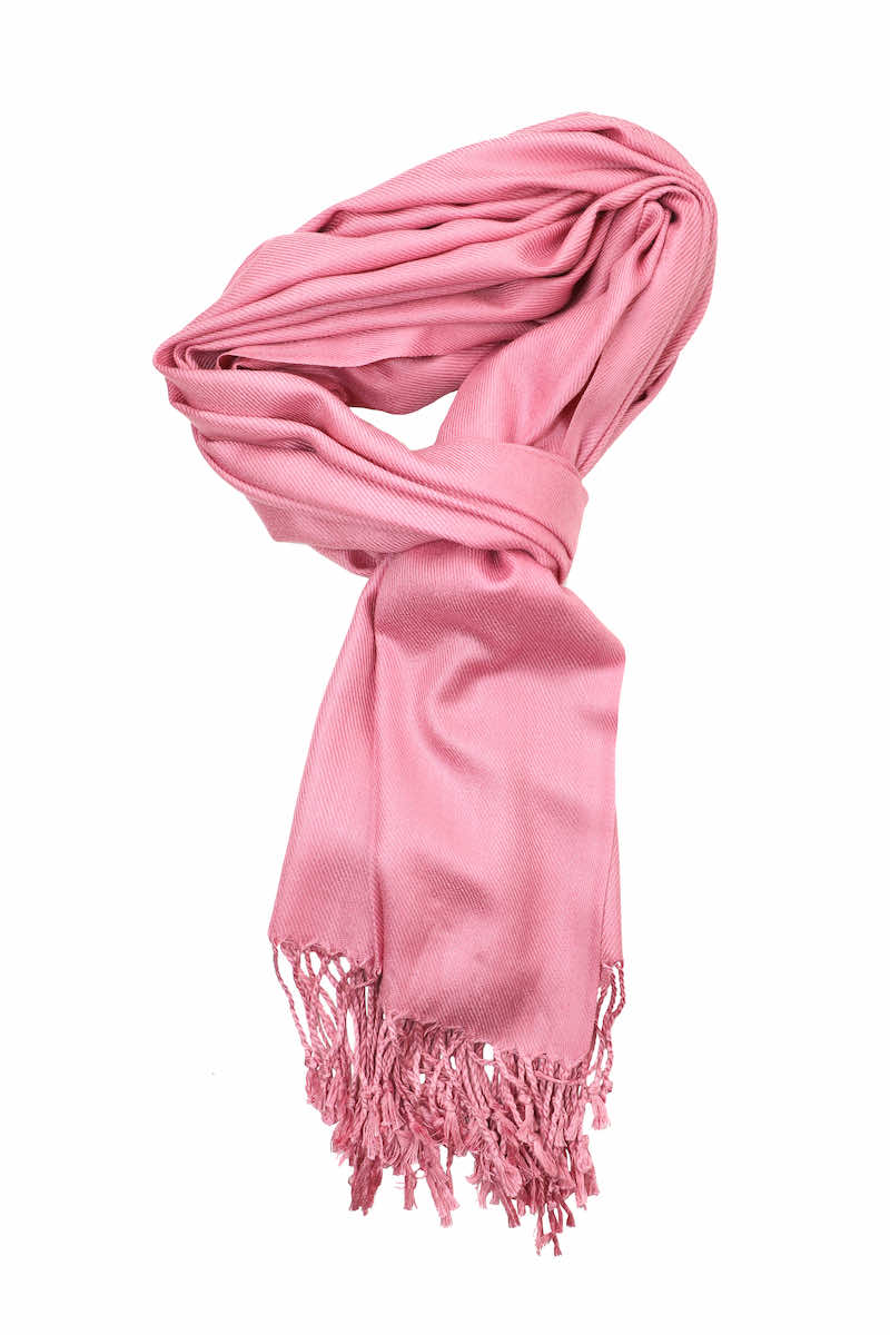 Achillea Dusty Pink Pashmina Scarf