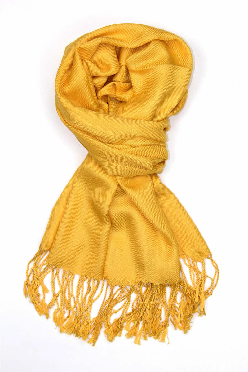 achillea large soft silky pashmina shawl gold