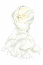 Achillea Ivory Pashmina Scarf