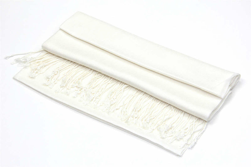 Achillea Ivory Pashmina Scarf