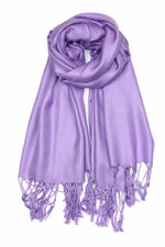 achillea solid pashmina scarf lavender