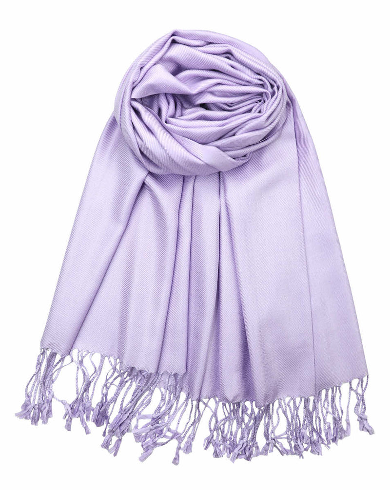 achillea solid pashmina scarf lilac 