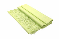 Achillea Lime Green Pashmina Scarf