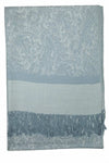 Achillea Oxford Grey Jacquard Pashmina Scarf