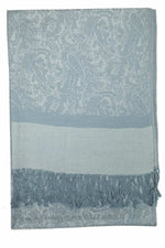 Achillea Oxford Grey Jacquard Pashmina Scarf