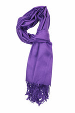 Achillea Purple Pashmina Scarf