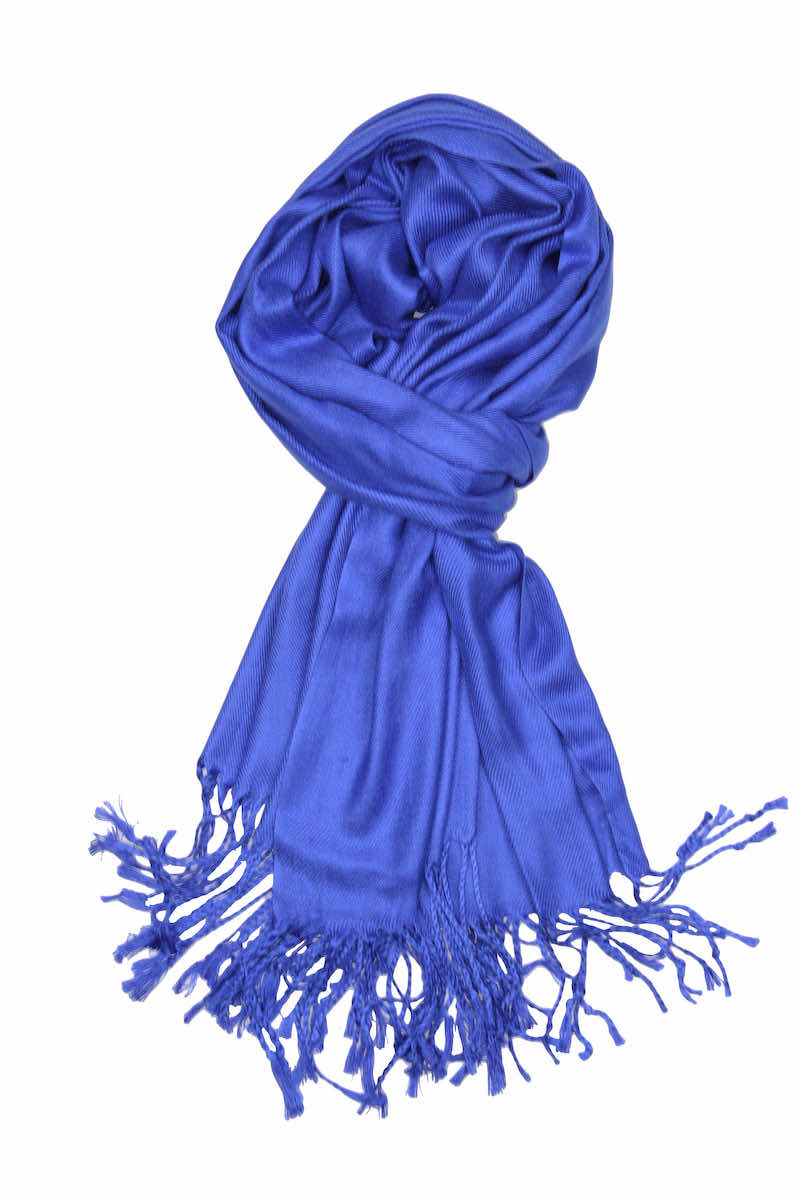 Achillea Royal Blue Pashmina Scarf