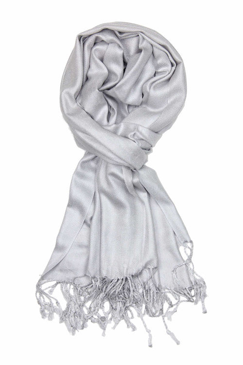 Achillea Silver Pashmina Scarf